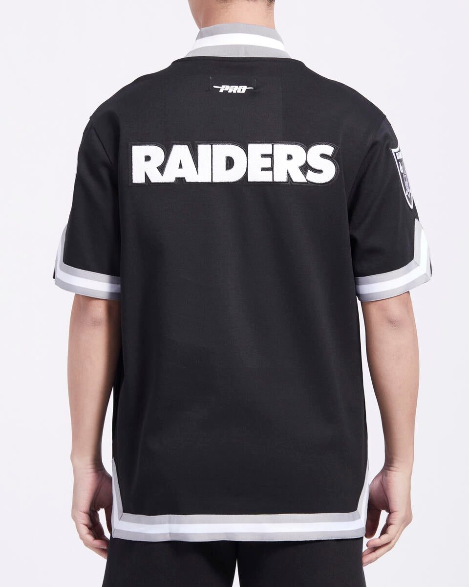 Pro Standard Las Vegas Raiders Classic Warm Up Short Sleeve Jacket