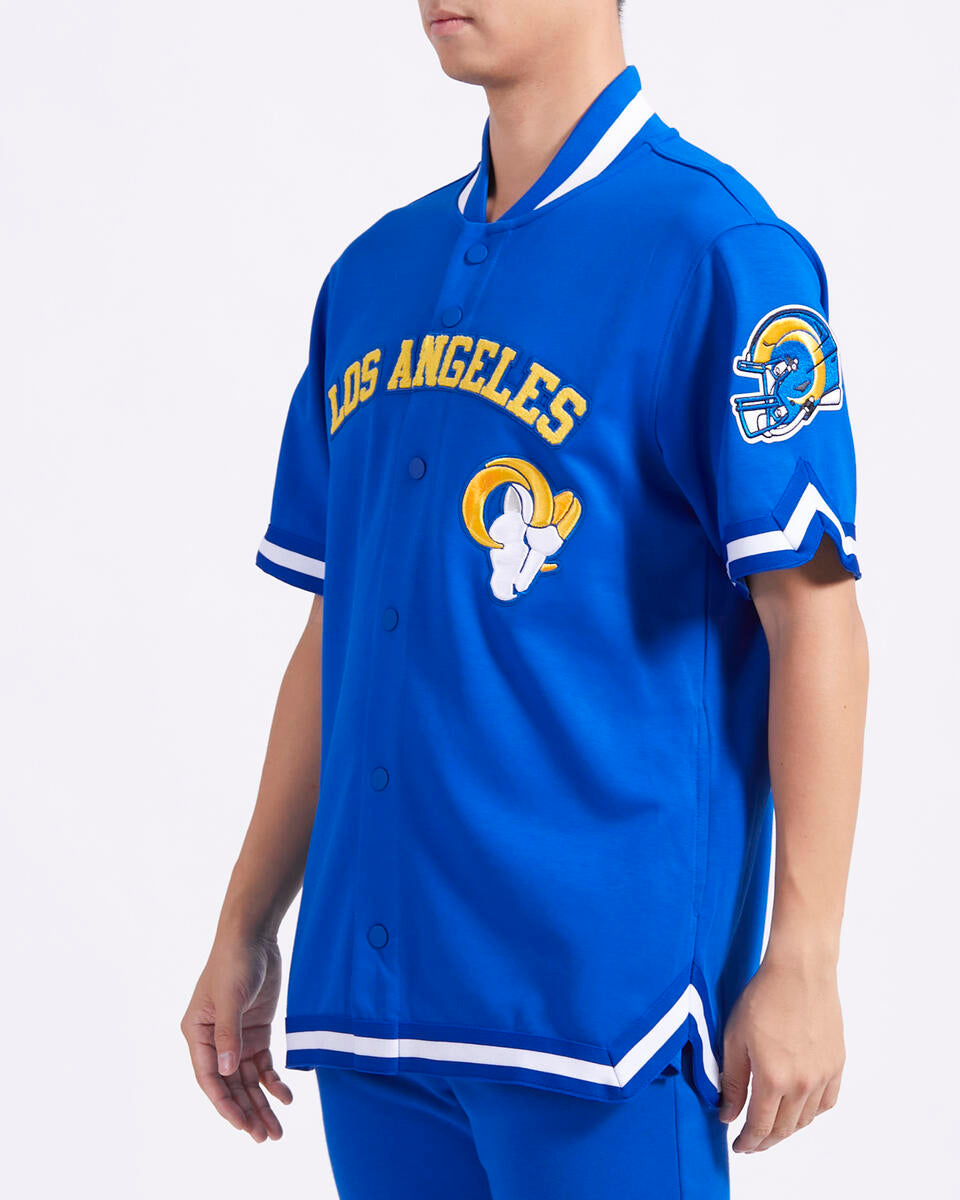 Pro Standard Los Angeles Rams Classic Warm Up Short Sleeve Jacket ...