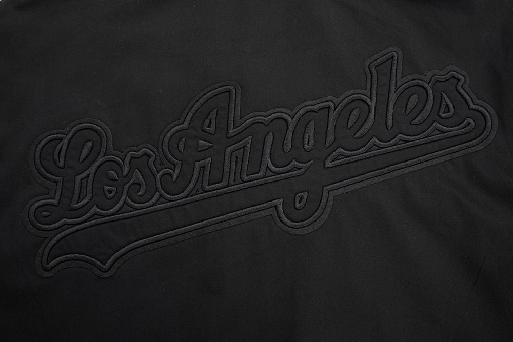 Pro Standard Los Angeles Dodgers Black Tonal Twill Jacket