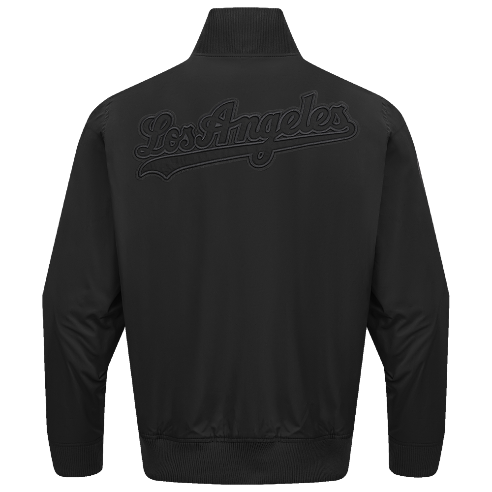 Pro Standard Los Angeles Dodgers Black Tonal Twill Jacket