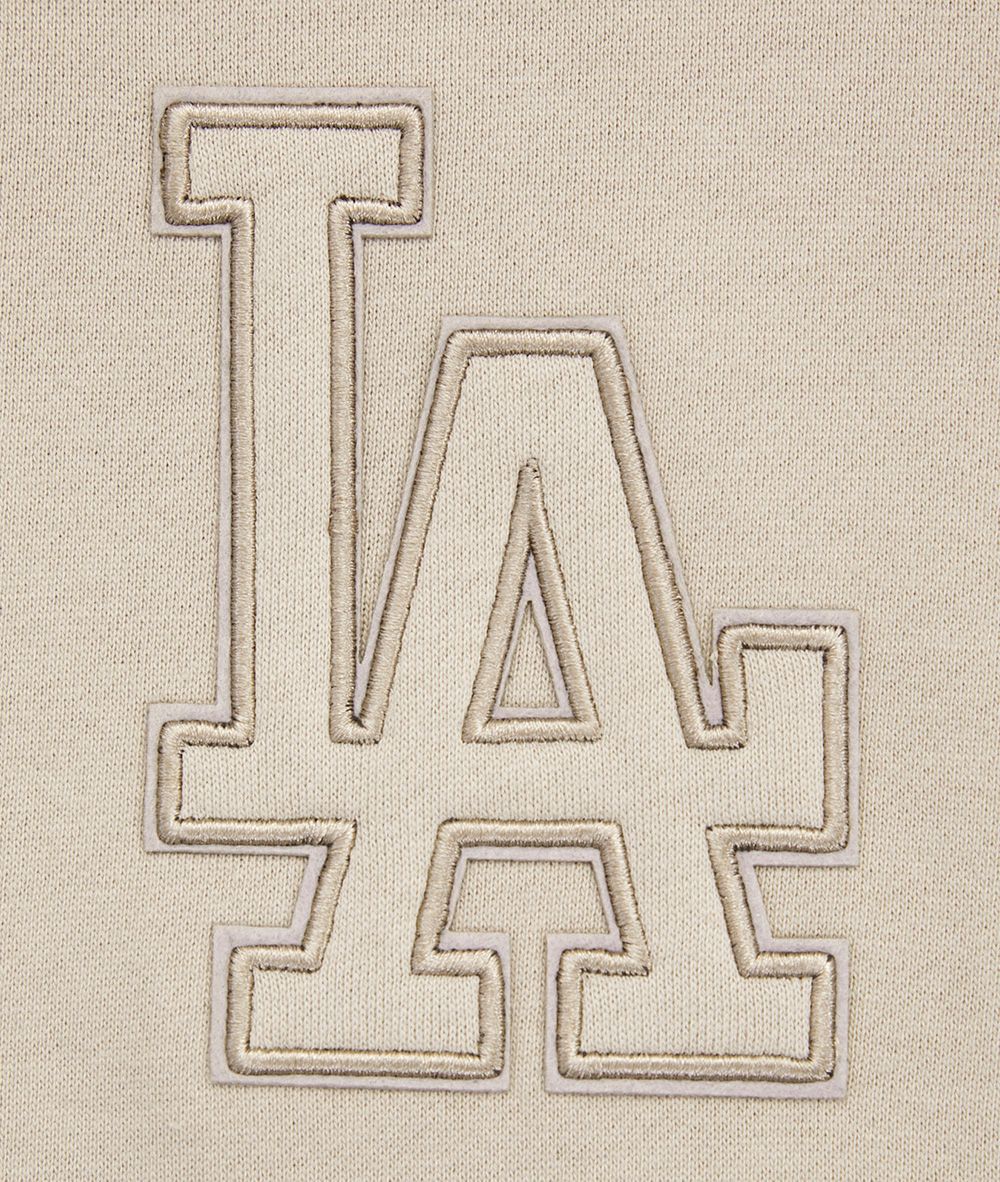 Pro Standard Los Angeles Dodgers Taupe Tonal Pullover Hoody