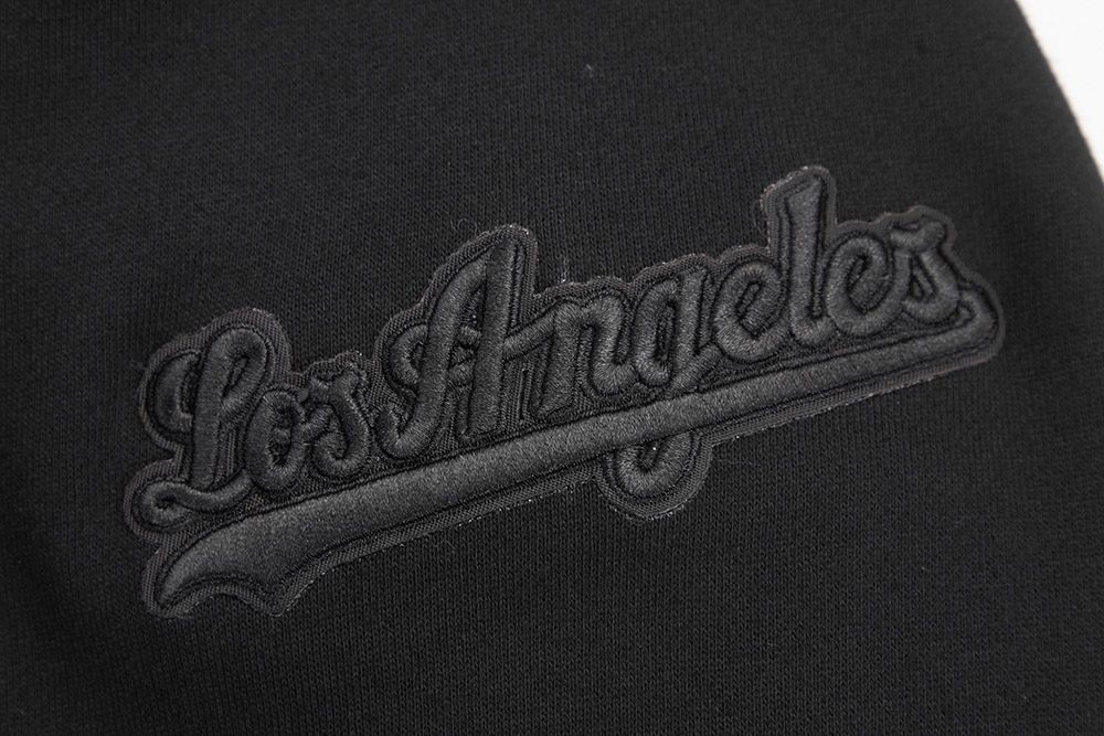Pro Standard Los Angeles Dodgers Black Tonal Pullover Hoody