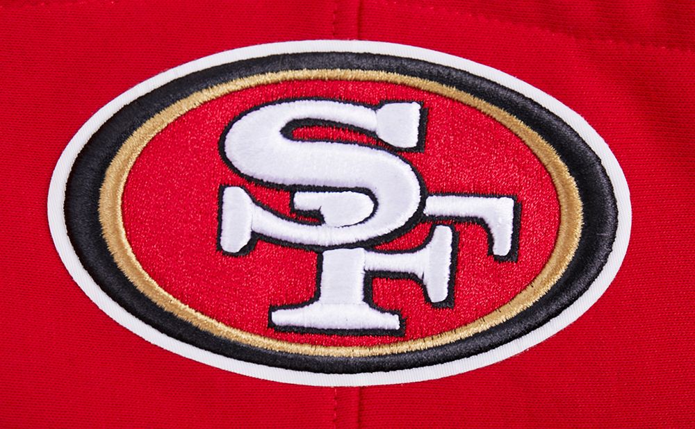 Pro Standard San Francisco 49ers Script Tail Red Pullover Hoody