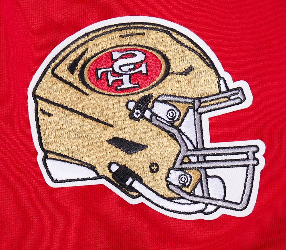 Pro Standard San Francisco 49ers Script Tail Red Pullover Hoody