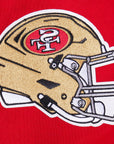 Pro Standard San Francisco 49ers Script Tail Red Pullover Hoody