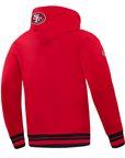 Pro Standard San Francisco 49ers Script Tail Red Pullover Hoody