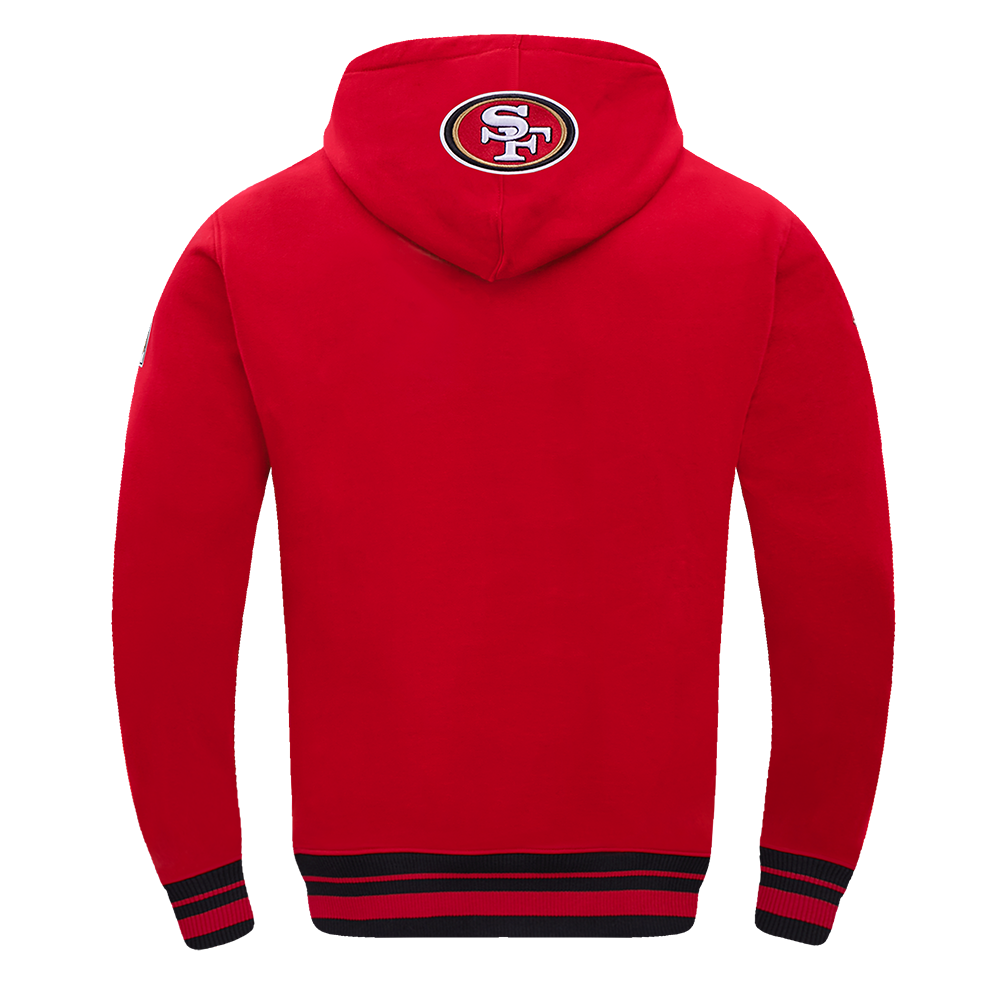 Pro Standard San Francisco 49ers Script Tail Red Pullover Hoody