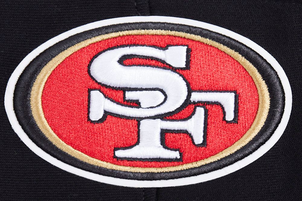 Pro Standard San Francisco 49ers Script Tail Black Pullover Hoody