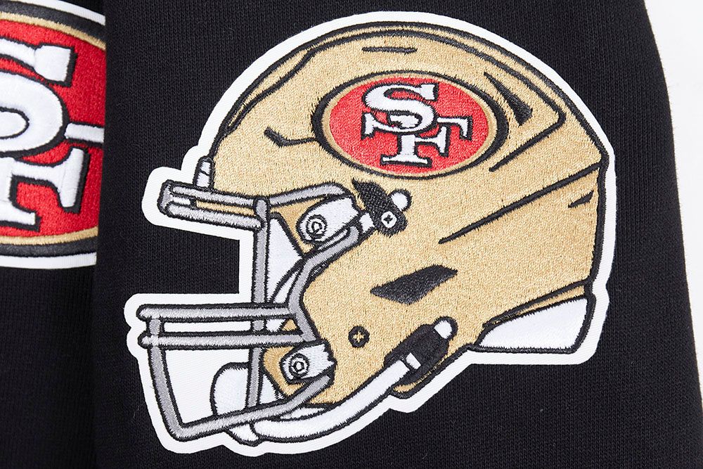 Pro Standard San Francisco 49ers Script Tail Black Pullover Hoody
