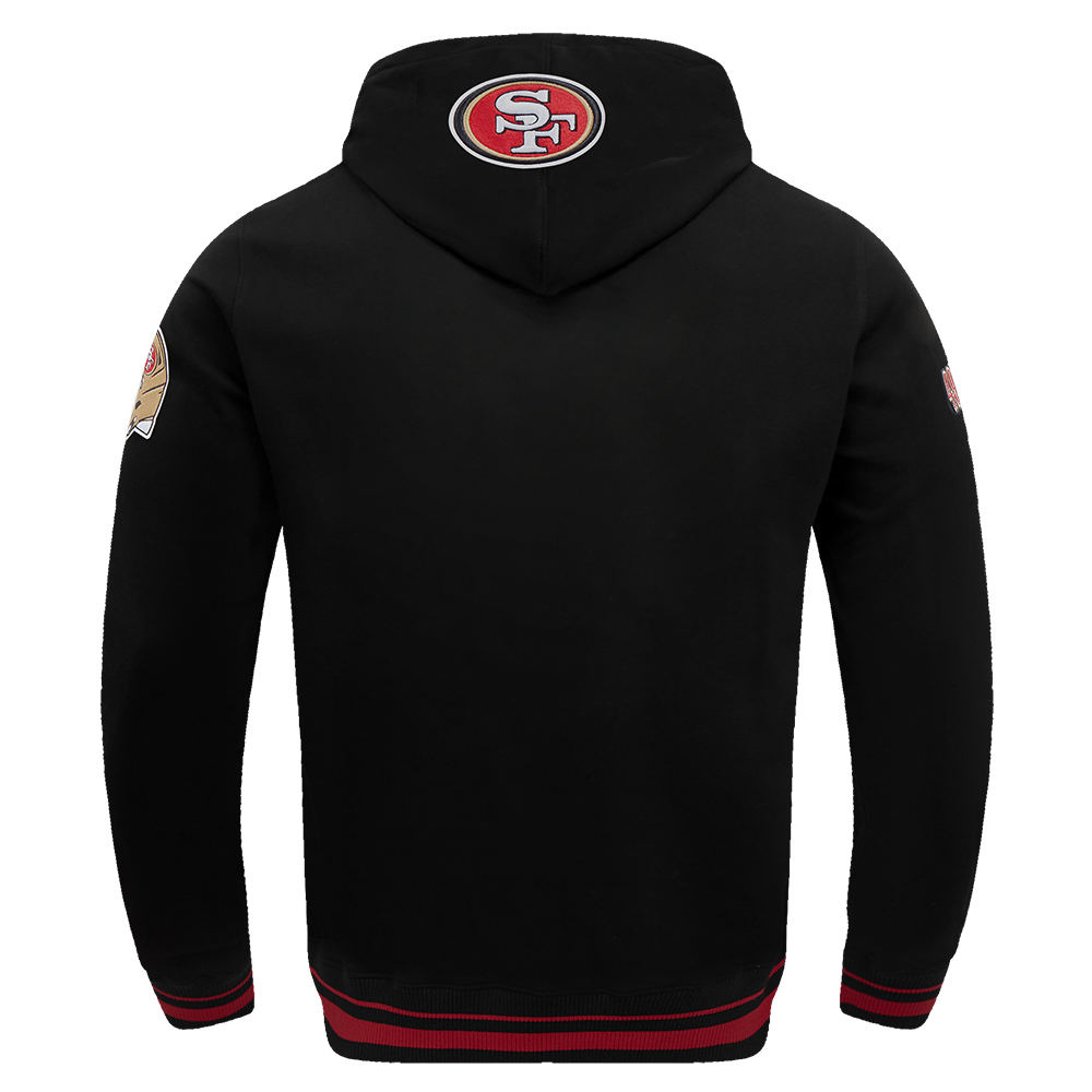 Pro Standard San Francisco 49ers Script Tail Black Pullover Hoody