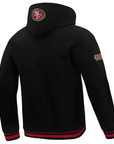 Pro Standard San Francisco 49ers Script Tail Black Pullover Hoody