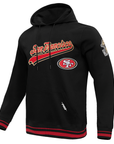 Pro Standard San Francisco 49ers Script Tail Black Pullover Hoody