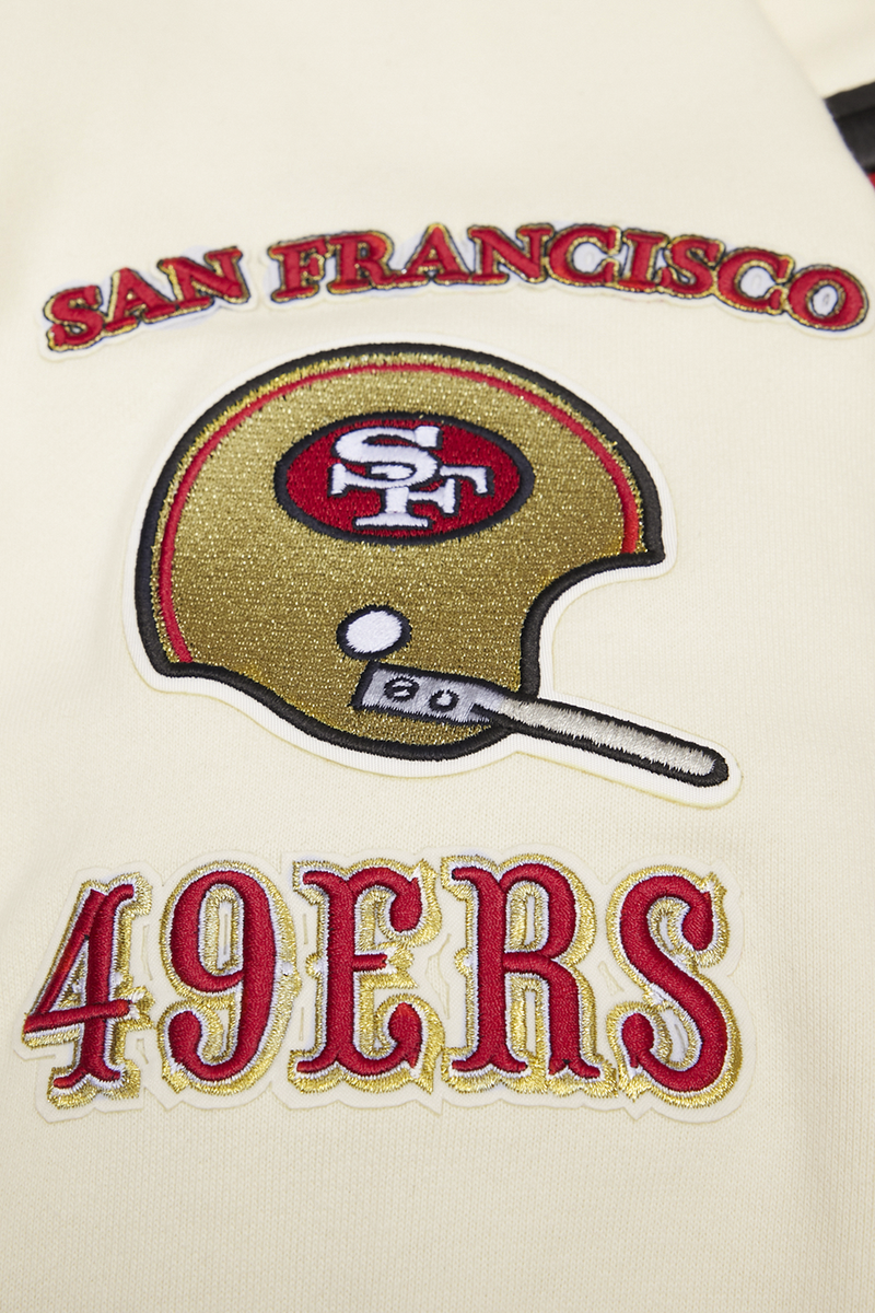 Pro Standard San Francisco 49ers Retro Classic Off White Pullover Hoody