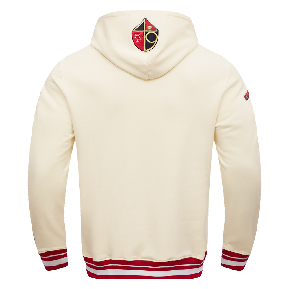 Pro Standard San Francisco 49ers Retro Classic Off White Pullover Hoody