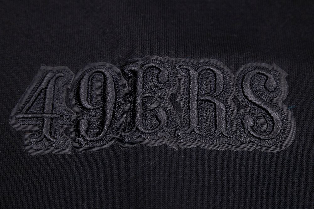 Pro Standard San Francisco 49ers Black Tonal Pullover Hoody