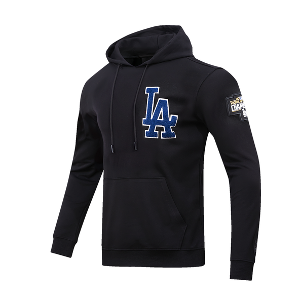 Pro Standard Black Los Angeles Dodgers Logo Pullover Hoody