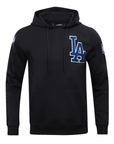 Pro Standard Black Los Angeles Dodgers Logo Pullover Hoody