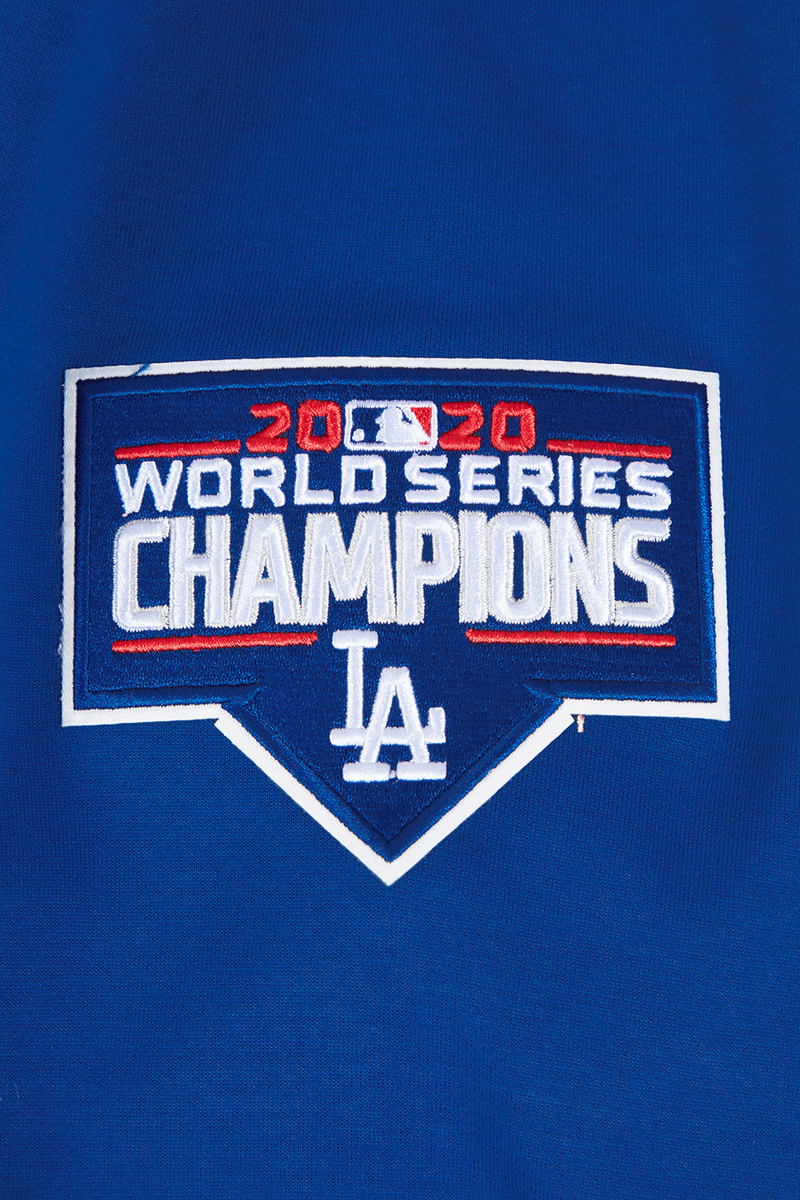 Pro Standard Los Angeles Dodgers Royal Logo Zipper Hoody