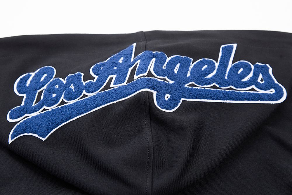 Pro Standard Los Angeles Dodgers Black Logo Zipper Hoody