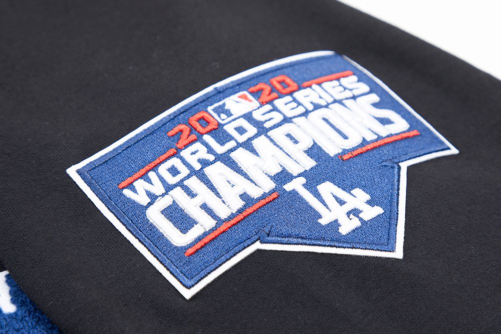 Pro Standard Los Angeles Dodgers Black Logo Zipper Hoody
