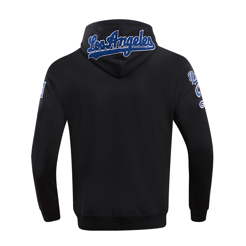 Pro Standard Los Angeles Dodgers Black Logo Zipper Hoody