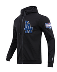Pro Standard Los Angeles Dodgers Black Logo Zipper Hoody