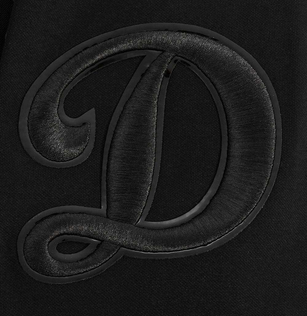 Pro Standard Los Angeles Dodgers Triple Black Zipper Hoody