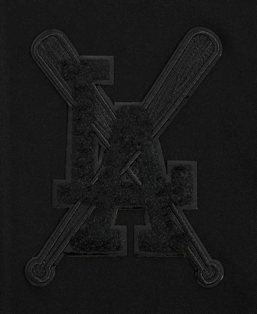 Pro Standard Los Angeles Dodgers Triple Black Zipper Hoody