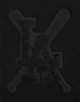 Pro Standard Los Angeles Dodgers Triple Black Zipper Hoody