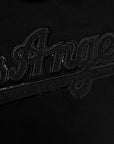 Pro Standard Los Angeles Dodgers Triple Black Pullover Hoody