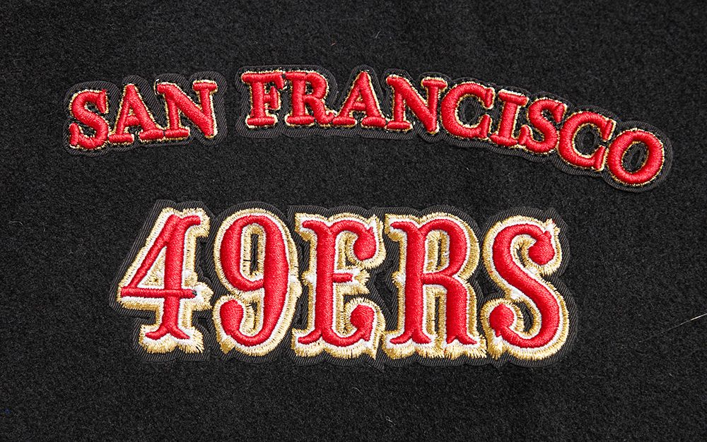 Pro Standard San Francisco 49ers Retro Classic Rib Wool Varsity Jacket