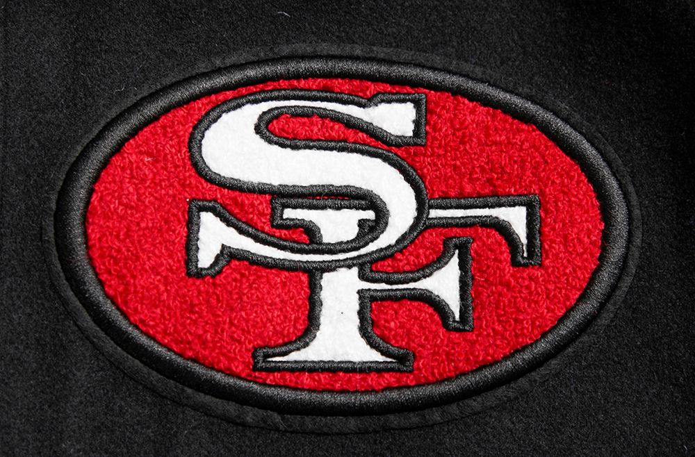 Pro Standard San Francisco 49ers Retro Classic Rib Wool Varsity Jacket