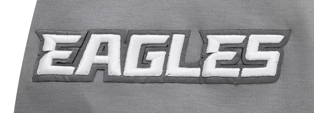 Pro Standard Philadelphia Eagles Gray Logo Zipper Hoody