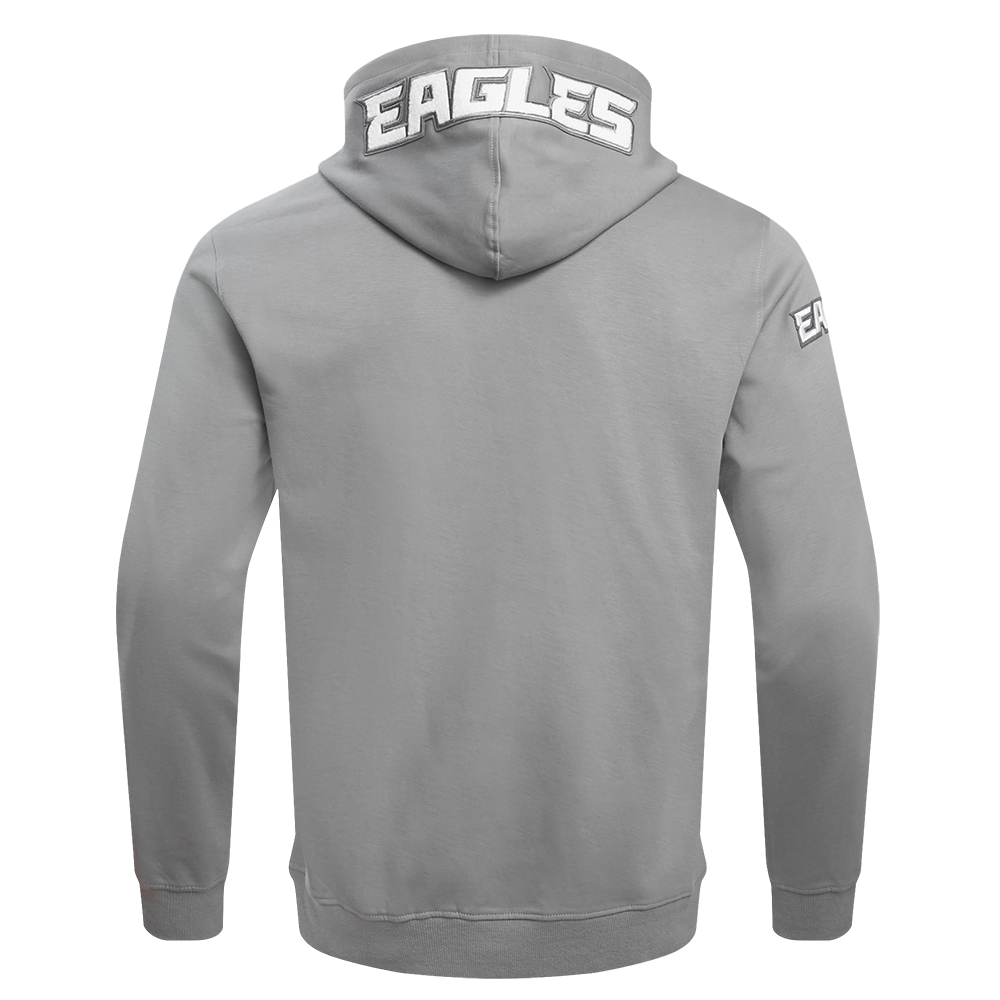 Pro Standard Philadelphia Eagles Gray Logo Zipper Hoody