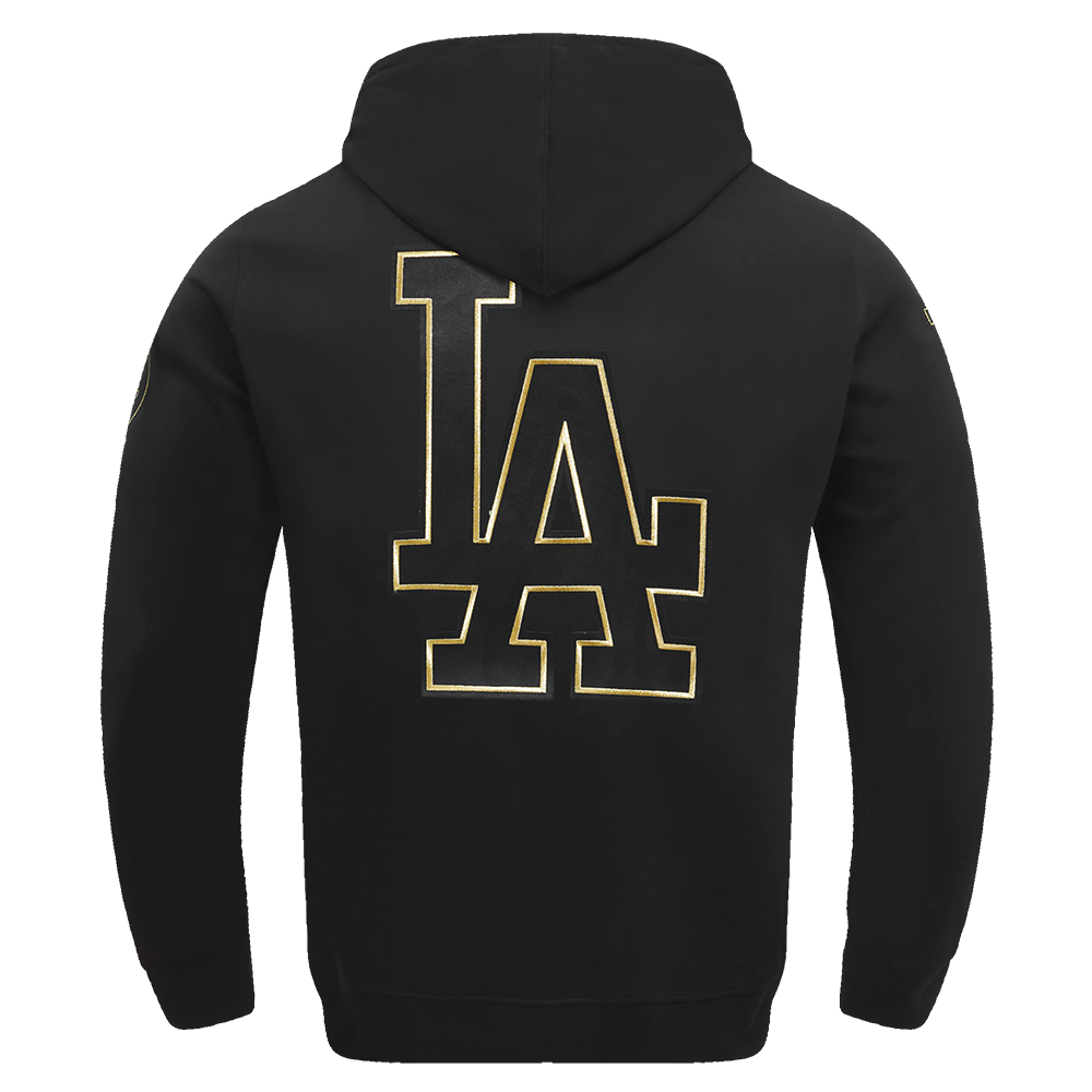 Pro Standard Los Angeles Dodgers Black Gold Zipper Hoody