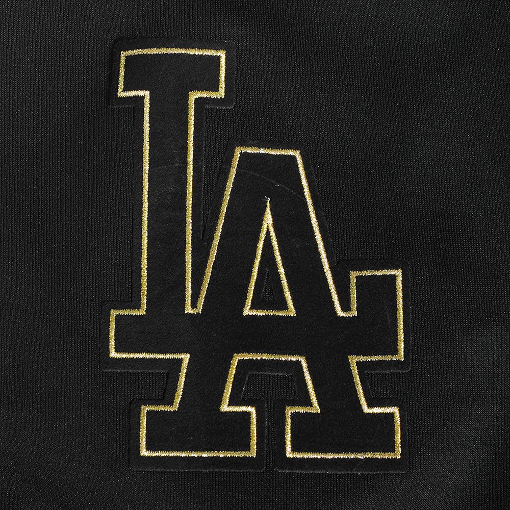 Pro Standard Los Angeles Dodgers Black Gold Zipper Hoody