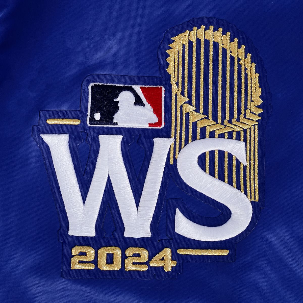 Pro Standard Los Angeles Dodgers 8 Time 2024 World Series Champions Satin Jacket