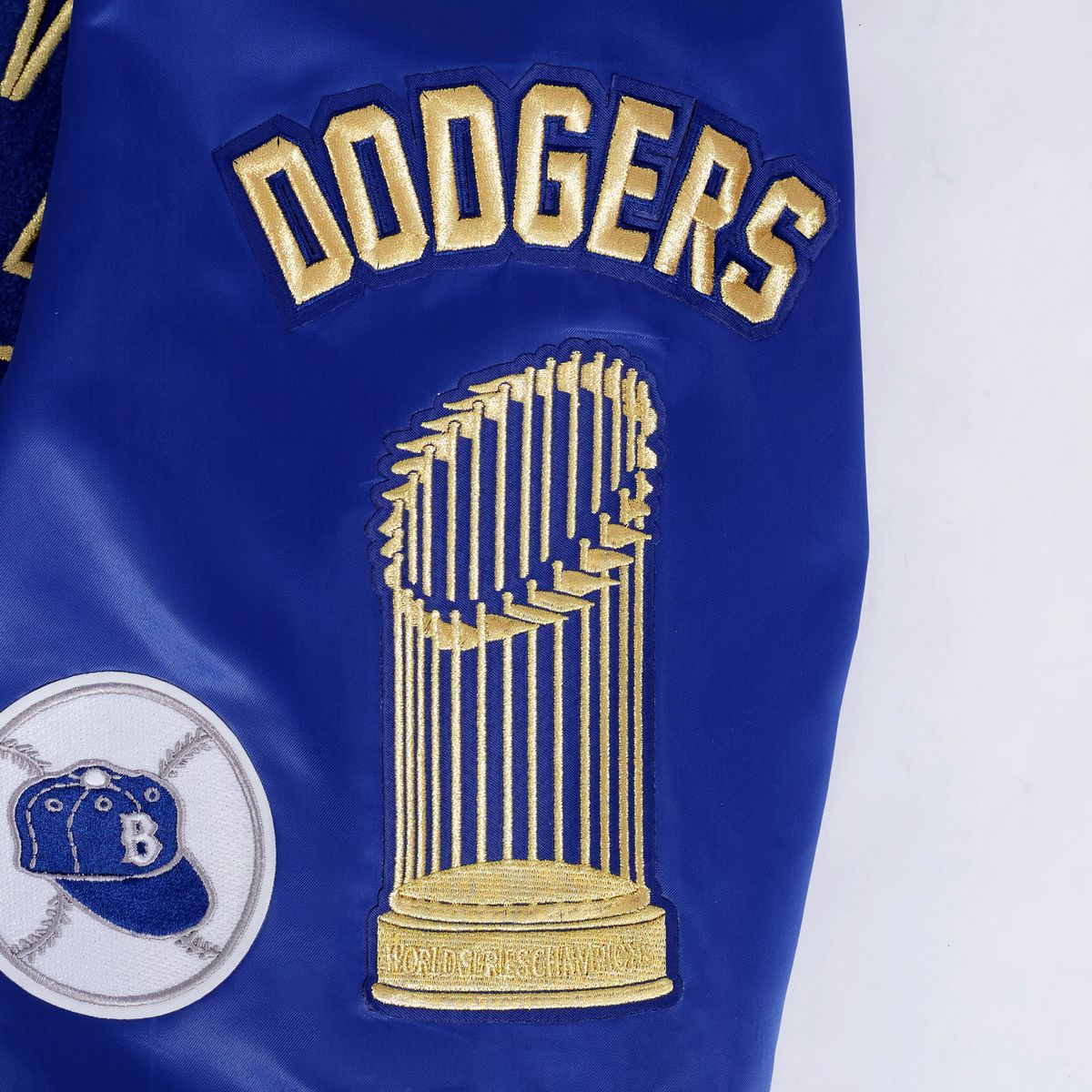Pro Standard Los Angeles Dodgers 8 Time 2024 World Series Champions Satin Jacket