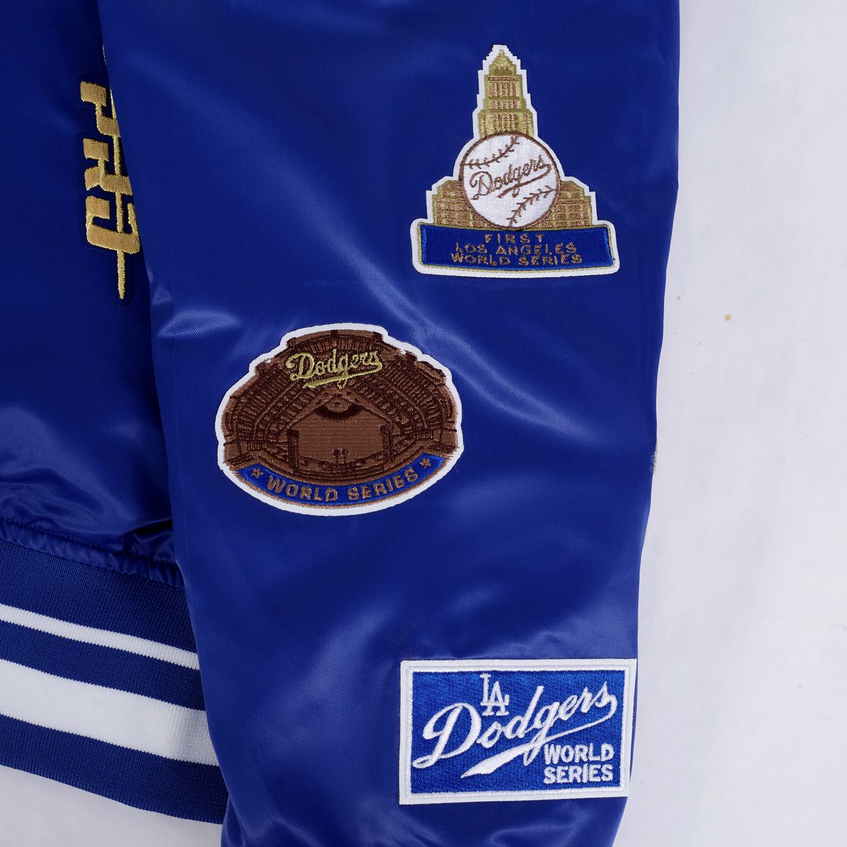 Pro Standard Los Angeles Dodgers 8 Time 2024 World Series Champions Satin Jacket