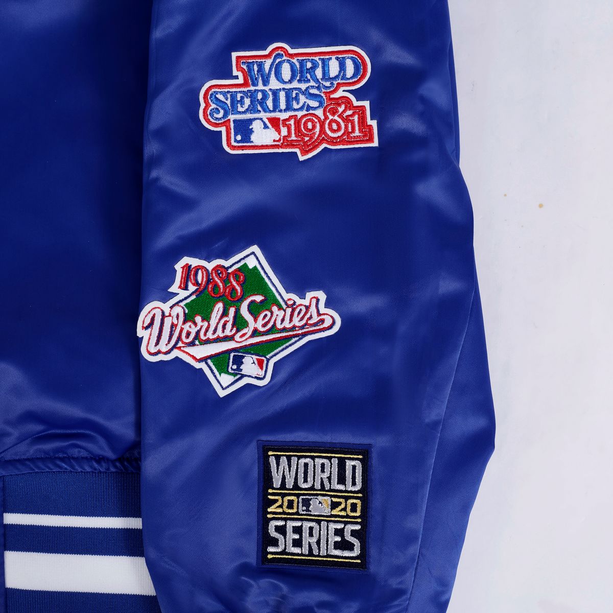 Pro Standard Los Angeles Dodgers 8 Time 2024 World Series Champions Satin Jacket