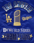 Pro Standard Los Angeles Dodgers 8 Time 2024 World Series Champions Satin Jacket