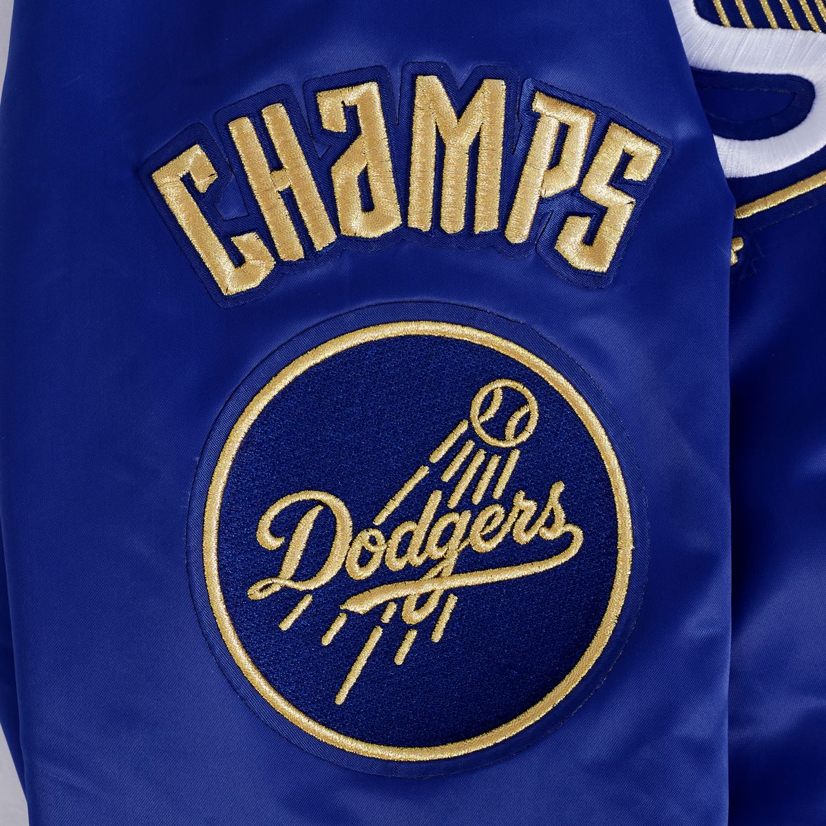 Pro Standard Los Angeles Dodgers 8 Time 2024 World Series Champions Satin Jacket