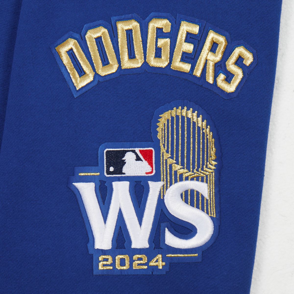 Pro Standard Los Angeles Dodgers 8 Time 2024 World Series Champions Royal Pullover Hoody