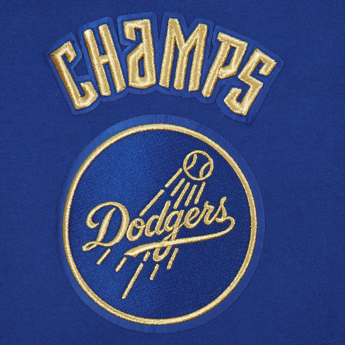 Pro Standard Los Angeles Dodgers 8 Time 2024 World Series Champions Royal Pullover Hoody