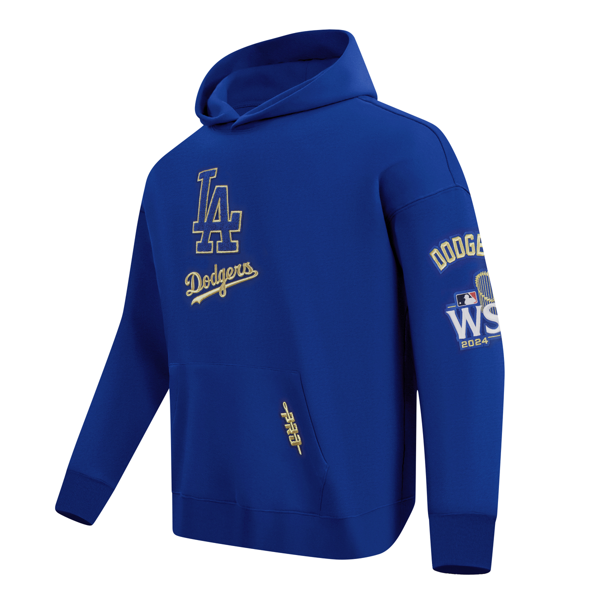 Pro Standard Los Angeles Dodgers 8 Time 2024 World Series Champions Royal Pullover Hoody