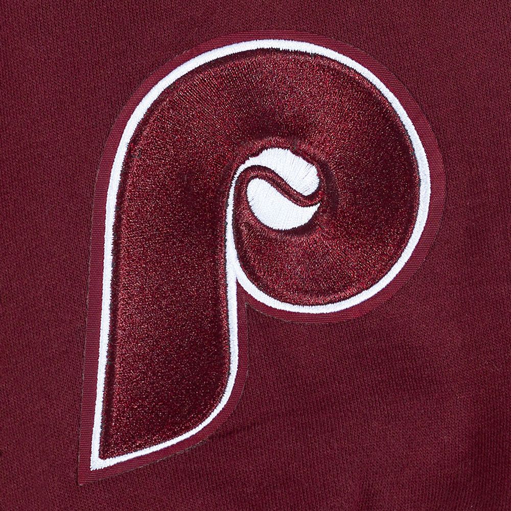 Pro Standard Philadelphia Phillies Wingspan Drop Shoulder Maroon Hoody