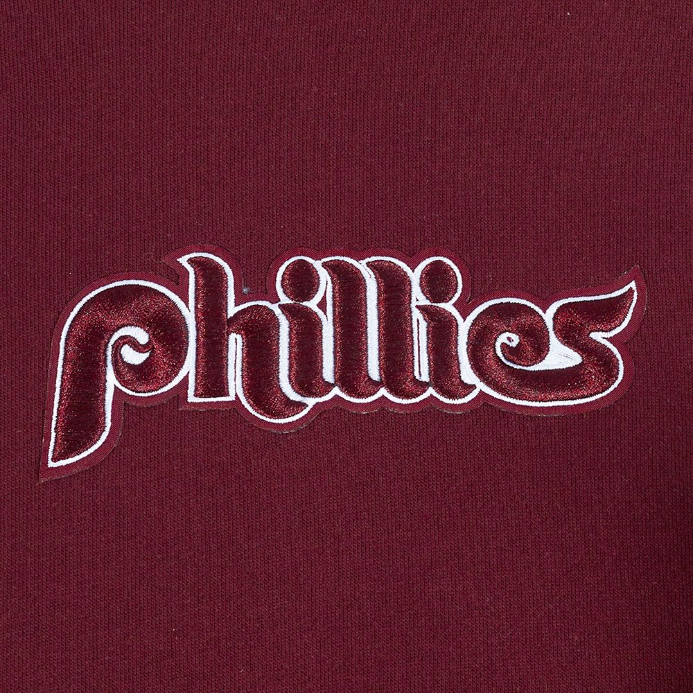 Pro Standard Philadelphia Phillies Wingspan Drop Shoulder Maroon Hoody
