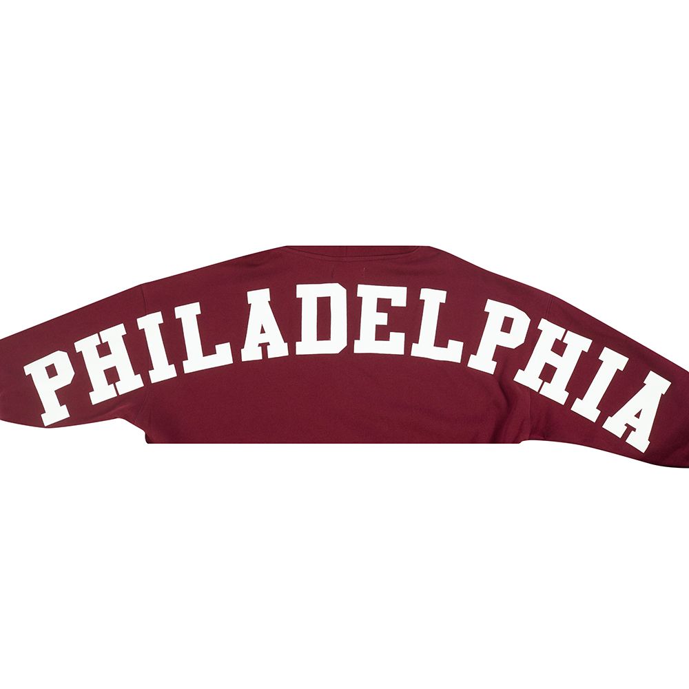 Pro Standard Philadelphia Phillies Wingspan Drop Shoulder Maroon Hoody