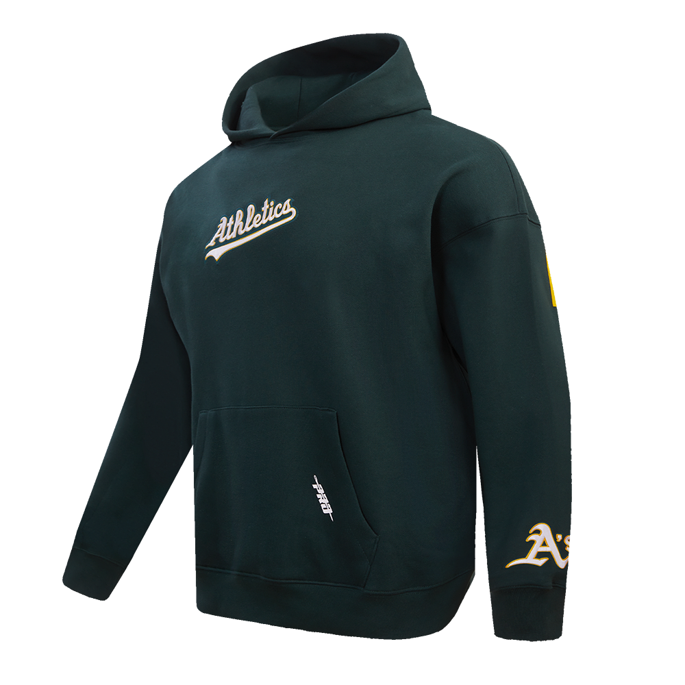 Pro Standard Oakland Athletics Wingspan Drop Shoulder Green Hoody