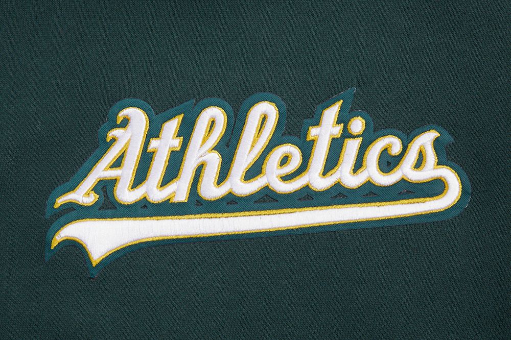 Pro Standard Oakland Athletics Wingspan Drop Shoulder Green Hoody
